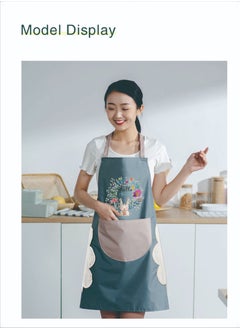 AMERTEER Adjustable Waterproof Kitchen Cooking Apron Multicolor  - Image 4