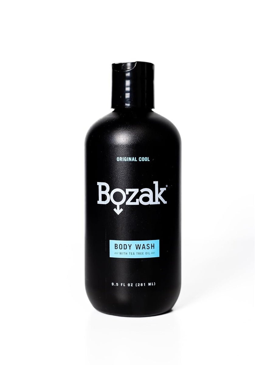 Bozak - Bozak Cooling Body Wash  Ideal for Men and Women Revitalizing Formula For Odor Defense and Skin Moisturizing Soothes Jock Itch Athletes Foot Paraben and DyeFree  Single Pack - Image 1