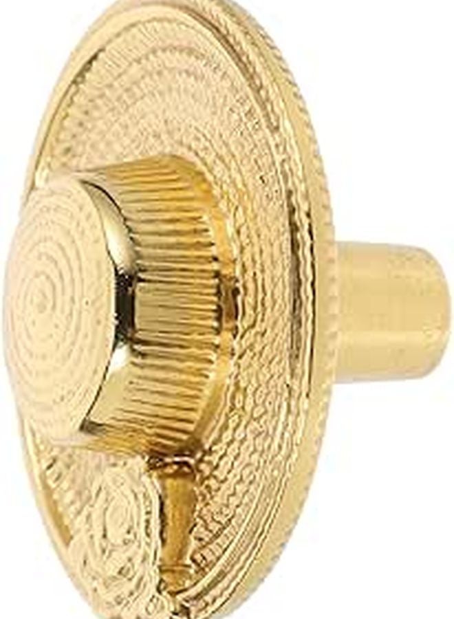 Vintage Brass Cabinet Knobs Single Hole Drawer Pulls French Style Kitchen Bathroom Handles - Image 1