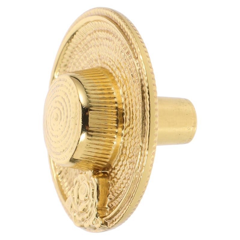 Vintage Brass Cabinet Knobs Single Hole Drawer Pulls French Style Kitchen Bathroom Handles - Image 2