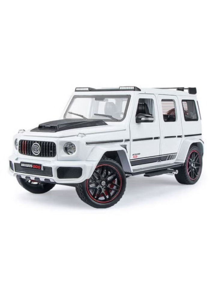 Dream Zone - Mercedes Benz BRABUS G800 Alloy Diecast Model 1:24 Scale (White) - Image 1