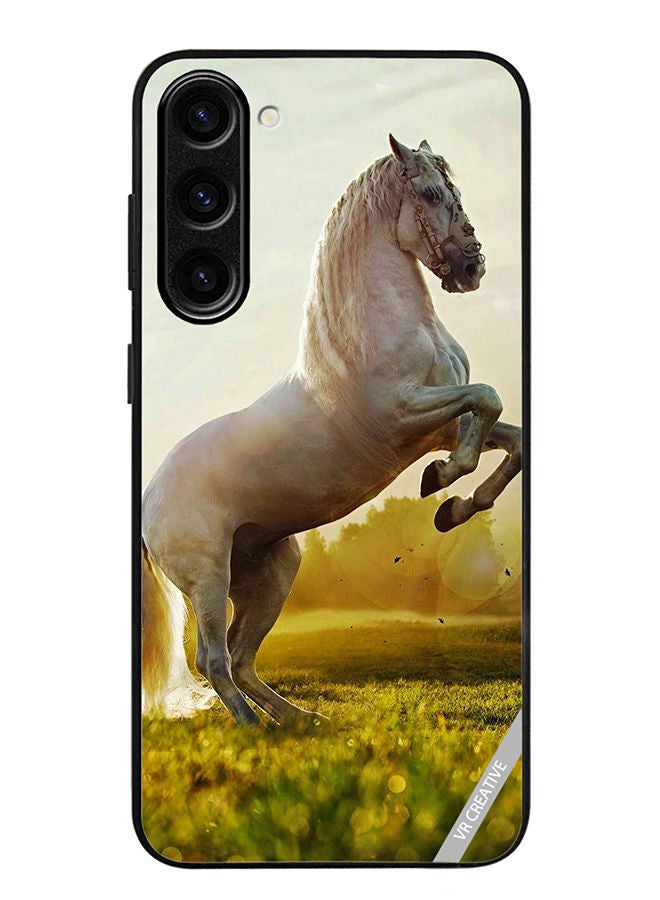 VR CREATIVE Protective Case Cover For Samsung Galaxy S23 Horse Stance Design Multicolour - Image 1