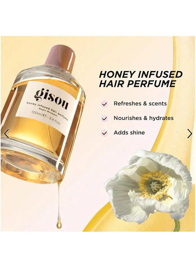 Gisou Honey Infused Hair Perfume 50ml, Enriched Delicate Hair Oil 1.7oz - Image 3