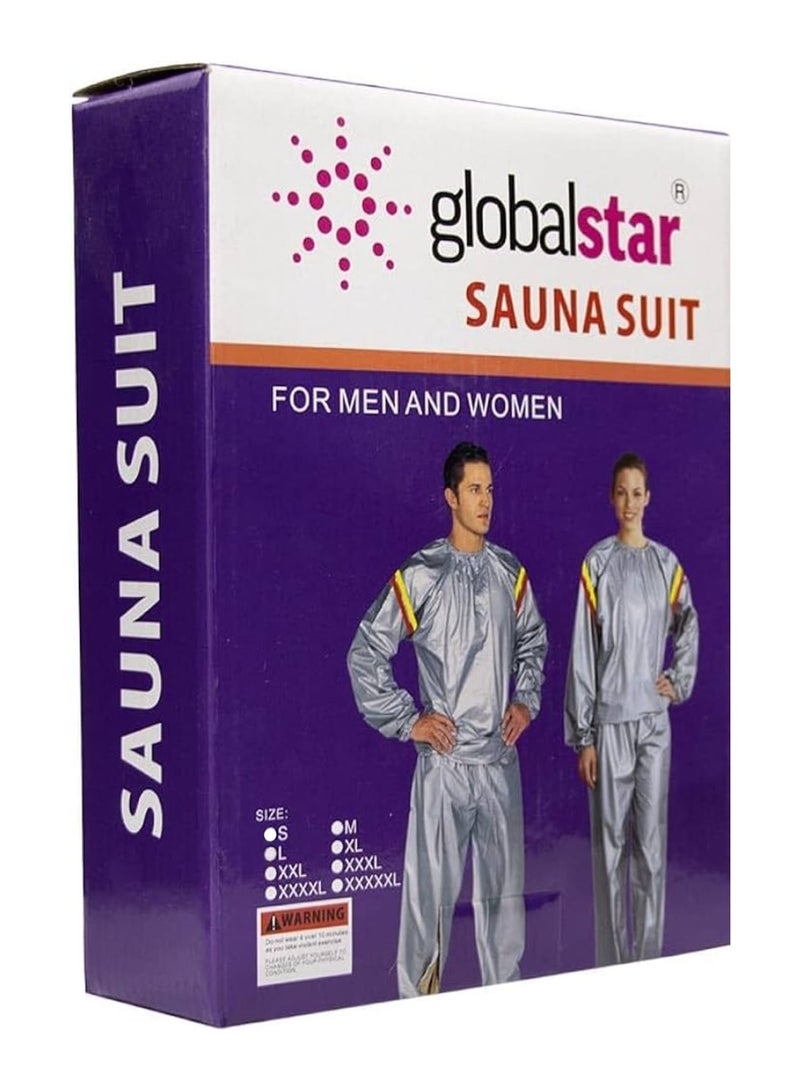 Global Star Sauna Suit, Grey