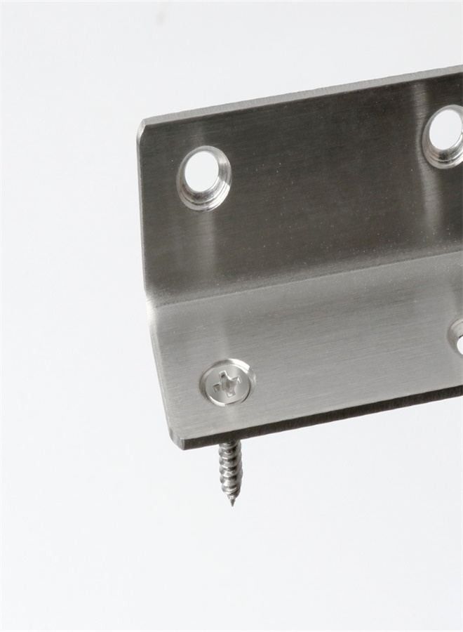 Thickened Stainless Steel Long Bar Angle Code 90 Degree Right Angle Holder L-Shaped Triangular Bracket Furniture Hardware Connectors  - Image 3