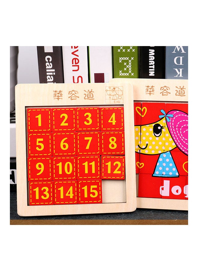 Creative Wooden Number Jigsaw Toy 16.3x1x14.8cm - Image 2