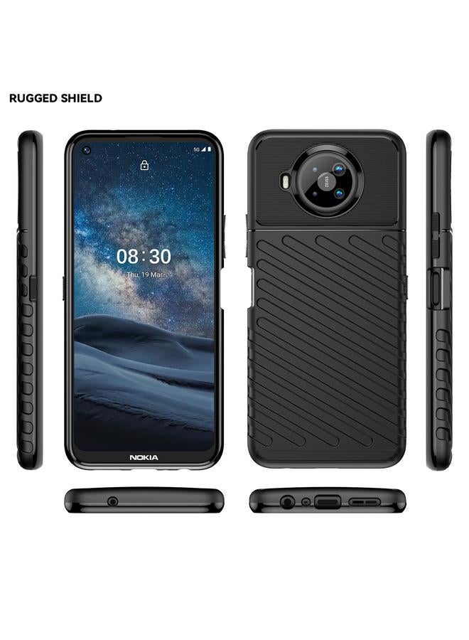 اس-توب جراب لهاتف Nokia 8.3 5G / 8 V 5G UW Thunderbolt جراب هاتف ناعم مقاوم للصدمات من مادة TPU - Image 2