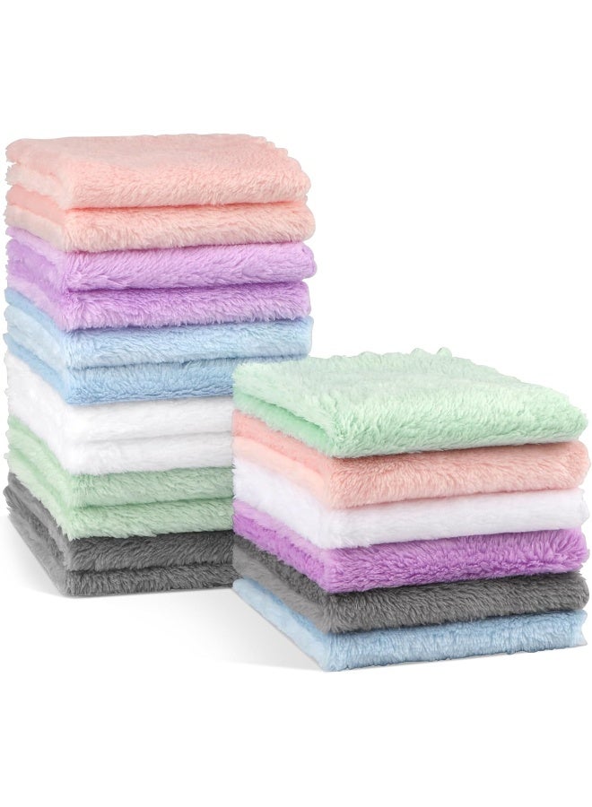 Orighty Baby Washcloths 18-Pack, Premium Microfiber Baby Bath Face Towels, Super Soft and Absorbent Baby Towels for Newborn, Infants and Toddlers, Natural Baby Wipes for Delicate Skin, 9x9 Inch - Image 1