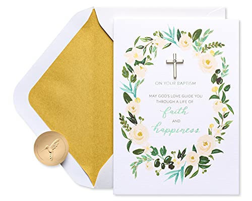 Papyrus Baptism Card (Faith and Happiness) - Image 1