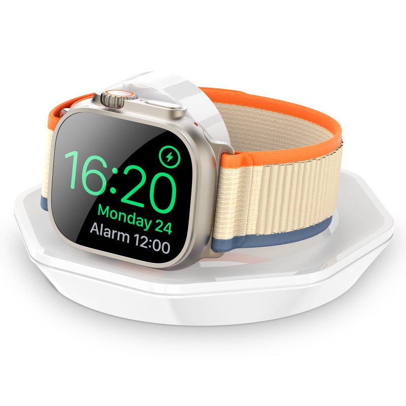 RETHLO Apple Watch Charger Foldable Magnetic Charging Dock, Wireless Fast Watch Charger Stand with Charging Cable, Compatible with Apple Watch 11 10 9 8 7 6 5 4 3 2/Ultra 2 1, Support Nightstand Mode - Image 1