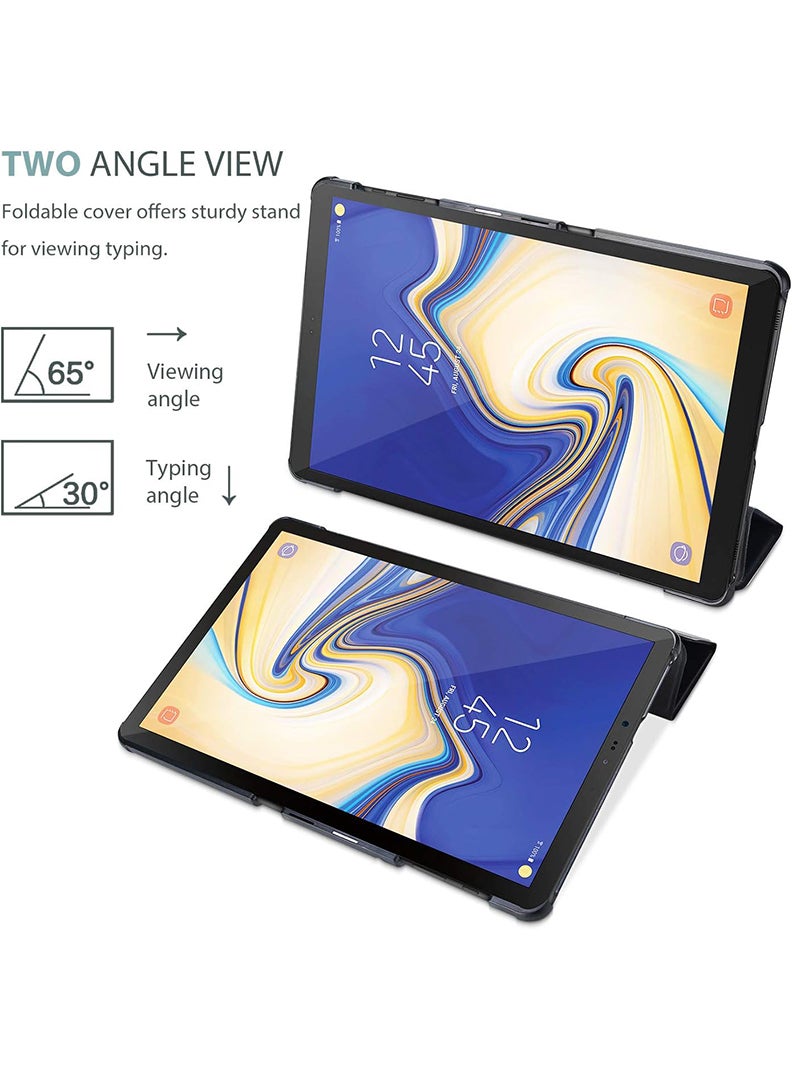 Theodor Protective Flip Case For Samsung Galaxy Tab A 10.5, T590 With Trifold Stand Auto Wake Sleep Shockproof Cover Social Distancing expert copy - Image 4