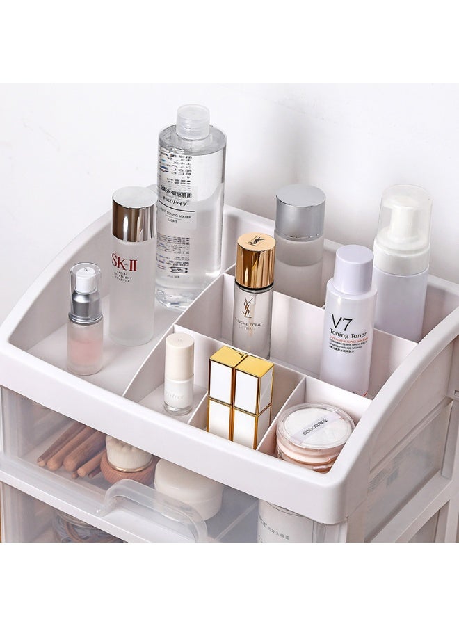 Drawer-type Plastic Storage Box - Desktop Cosmetic Organizer, Jewelry Storage Case, Multi-layer Organizing Container - Image 4