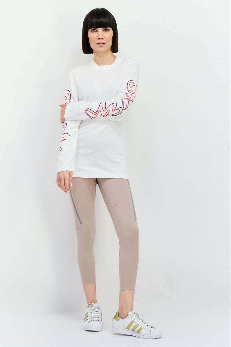 PUMA Women Sportswear Fit Long Sleeves Training T-Shirt, White - Image 4