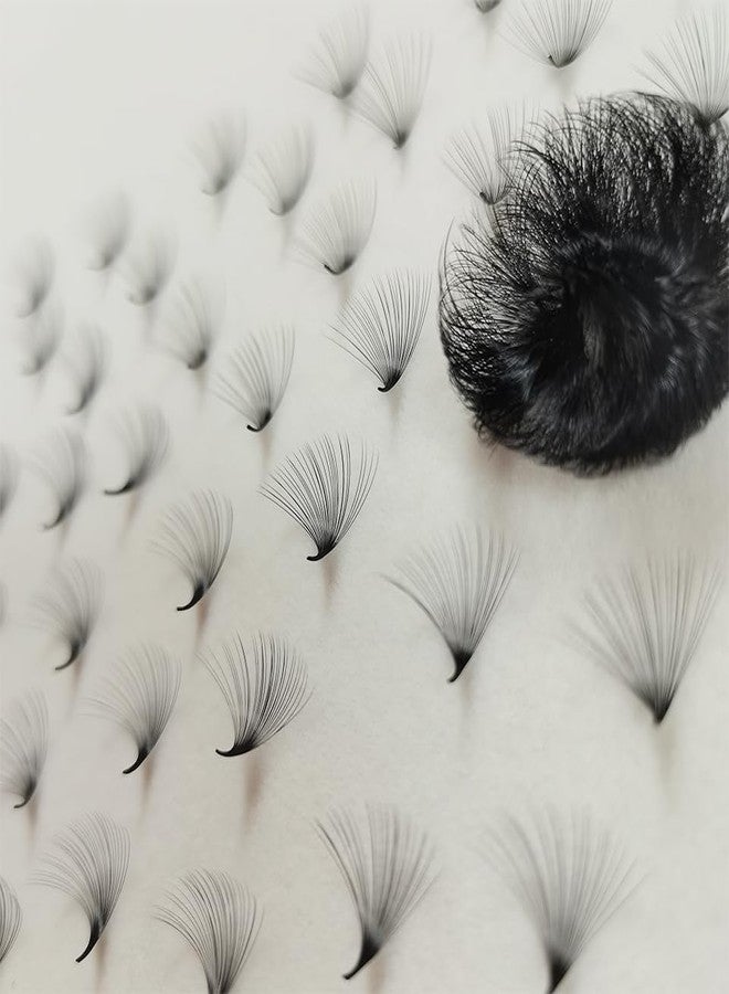 Generic Veritee 1000 Fans 25D Handmade Lash Extensions by Pinching Mix 9-16mm Cashmere Velvet Premade Eyelash Extensions Silk Promade Loose fans, black - Image 1