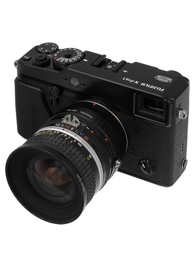 Fotodiox محول عدسة متوافق مع عدسة نيكون نيكر F/SLR على كاميرات فوجي X-Mount - Image 4
