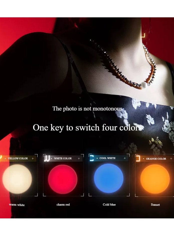 SIDANDE Videography Flashlight Zoomable Photography Fill Light Ambience Light with 1/4'' Thread for Camera Stand Cage