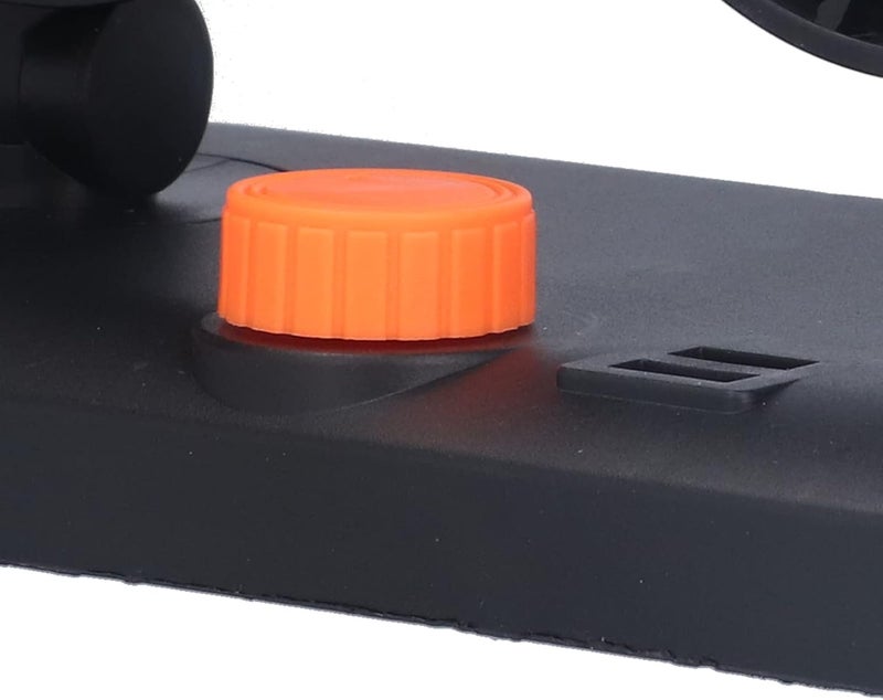 Car Air Cooling Fan, Six Blades Double Head USB Universal Cooling Device 360 Degree Adjustable Square Low Noise Car Accessories - Image 2
