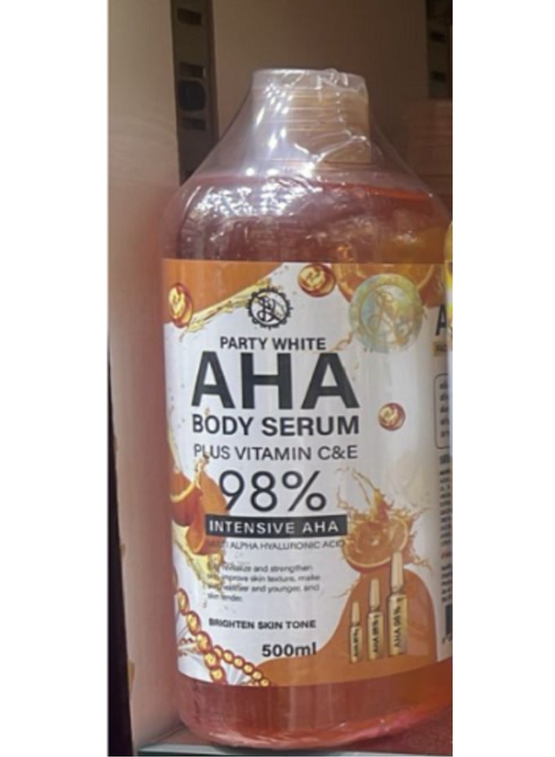Party White AHA Body Serum Plus Vitamin C & E