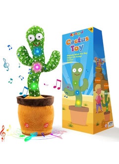 Ayeboovi Ayeboovi Dancing Talking Cactus Baby Toy, Mimicking Recording Toy Repeats What You Say, Singing 120 Songs Toddler Toys Easter Basket Stuffers Gifts for Kids Autism Toys for 3 4 5 6+ Year Olds  - Image 4