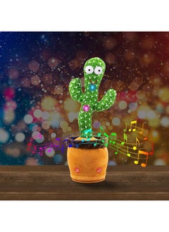 Ayeboovi Ayeboovi Dancing Talking Cactus Baby Toy, Mimicking Recording Toy Repeats What You Say, Singing 120 Songs Toddler Toys Easter Basket Stuffers Gifts for Kids Autism Toys for 3 4 5 6+ Year Olds  - Image 5