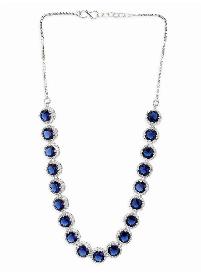 VOYLLA Sparkling Elegance Victorian Style CZ Jewellery Set