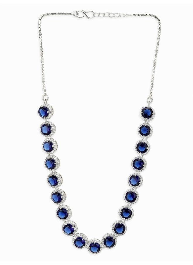 VOYLLA Sparkling Elegance Victorian Style CZ Jewellery Set  - Image 3