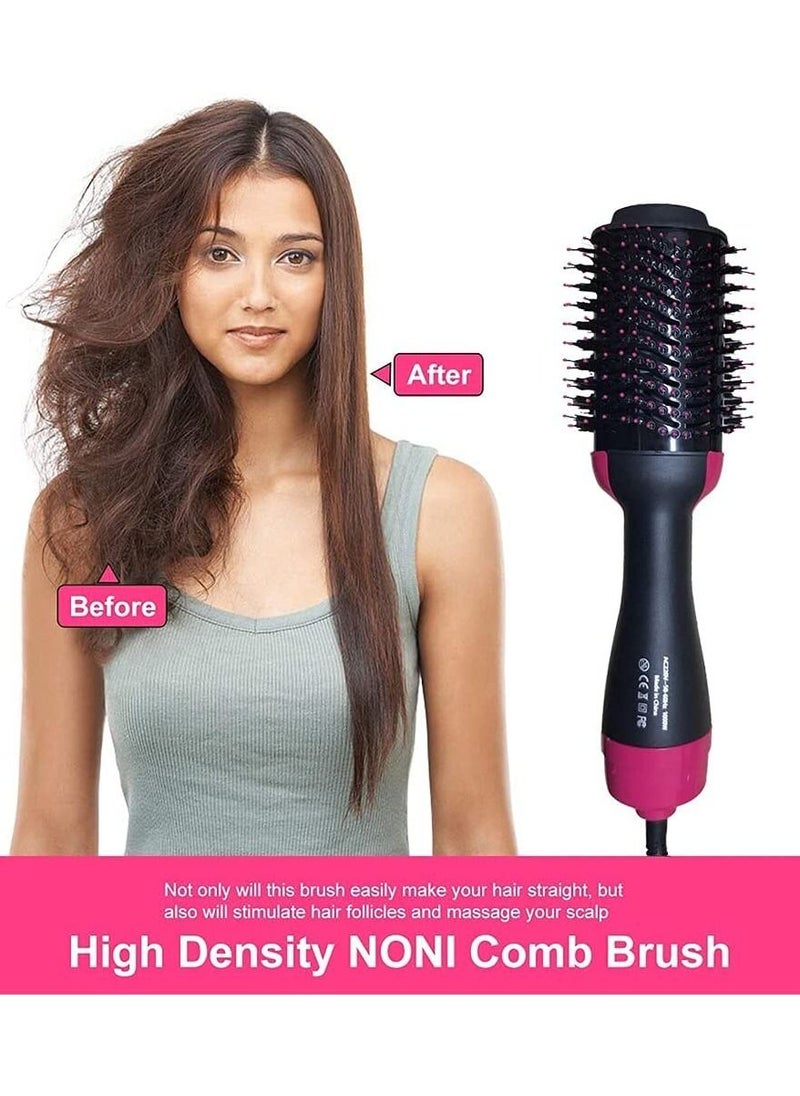 One Step - 2 in 1 Multifunctional Hair Dryer Volumizer Rotating Hot Hair Brush Curler Roller Rotate Styler Comb Styling Curling Iron - Image 1