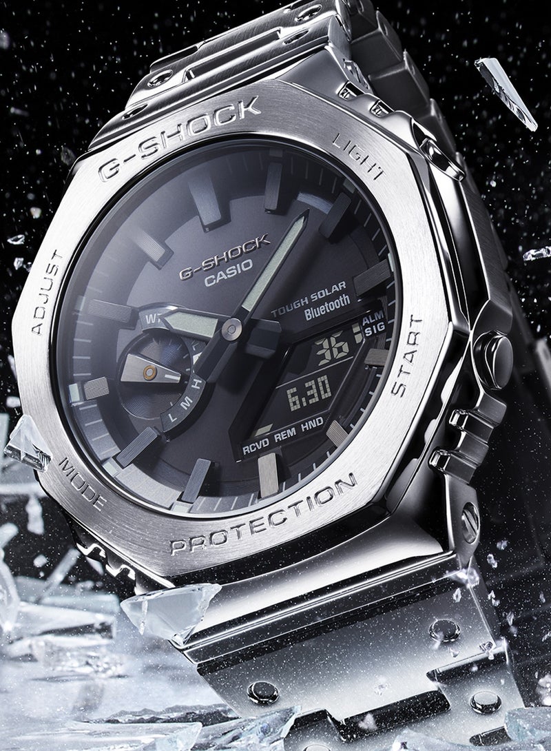 CASIO G-Shock Steel Men's Quartz Watch with Analog Digital Display - Image 1