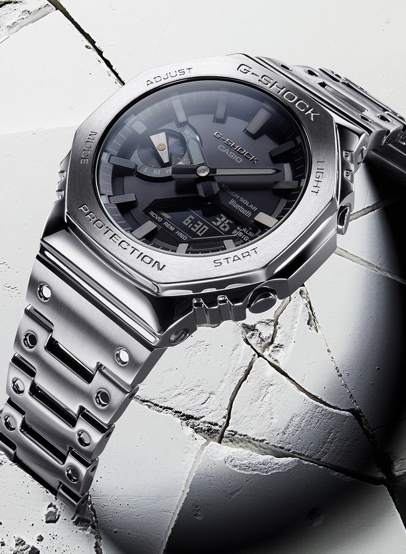 CASIO G-Shock Steel Men's Quartz Watch with Analog Digital Display - Image 2