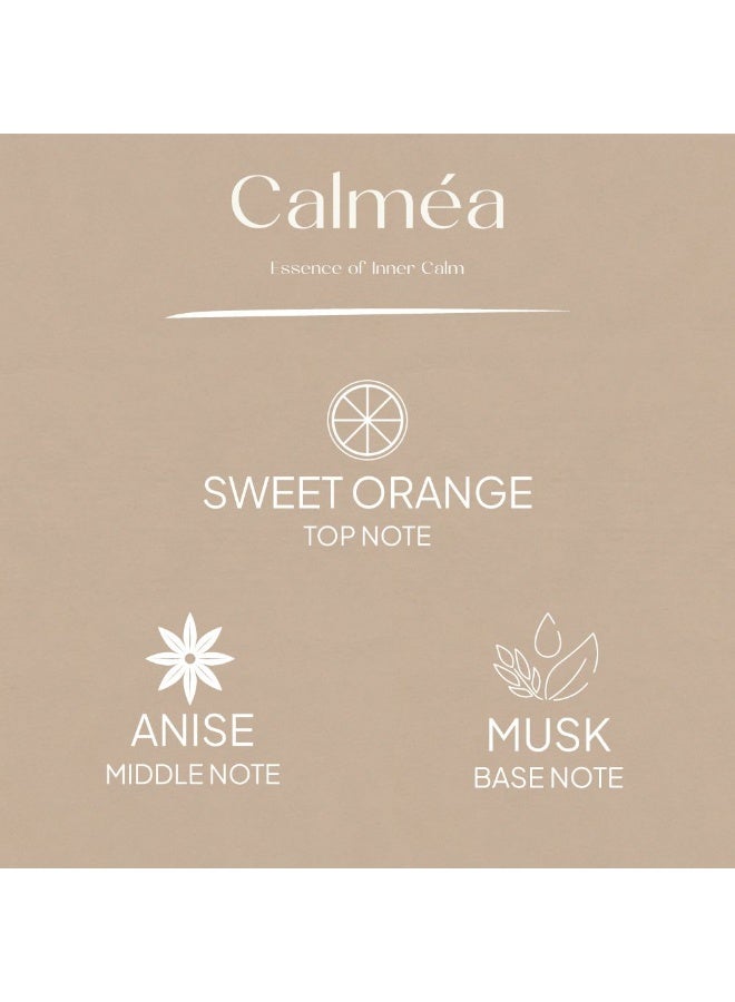 Amara Calmea (300G) Lavender & Sandalwood Pillar Candle - Image 5