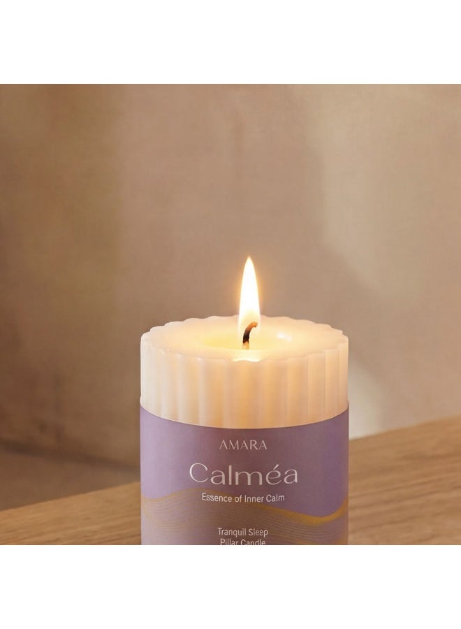 Amara Calmea (300G) Lavender & Sandalwood Pillar Candle - Image 2