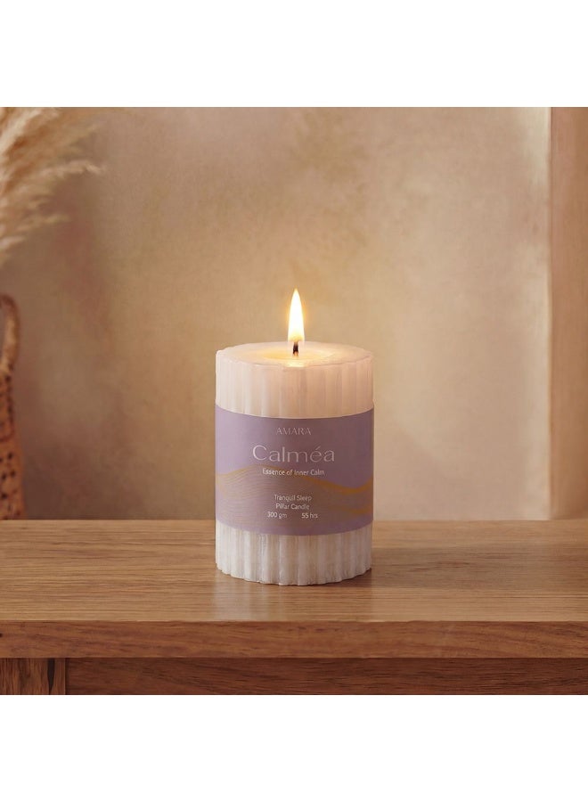 Amara Calmea (300G) Lavender & Sandalwood Pillar Candle - Image 1
