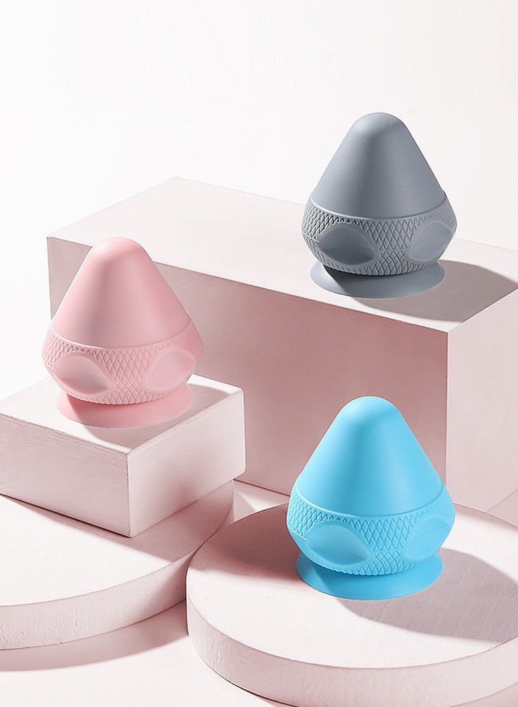 NIBEMINENT كرة تدليك عضلات وردية من 3 قطع، جهاز تدليك متعدد الوظائف للذراع والساق والكتف، مناسب للاسترخاء العضلي للرجال والنساء - Image 2