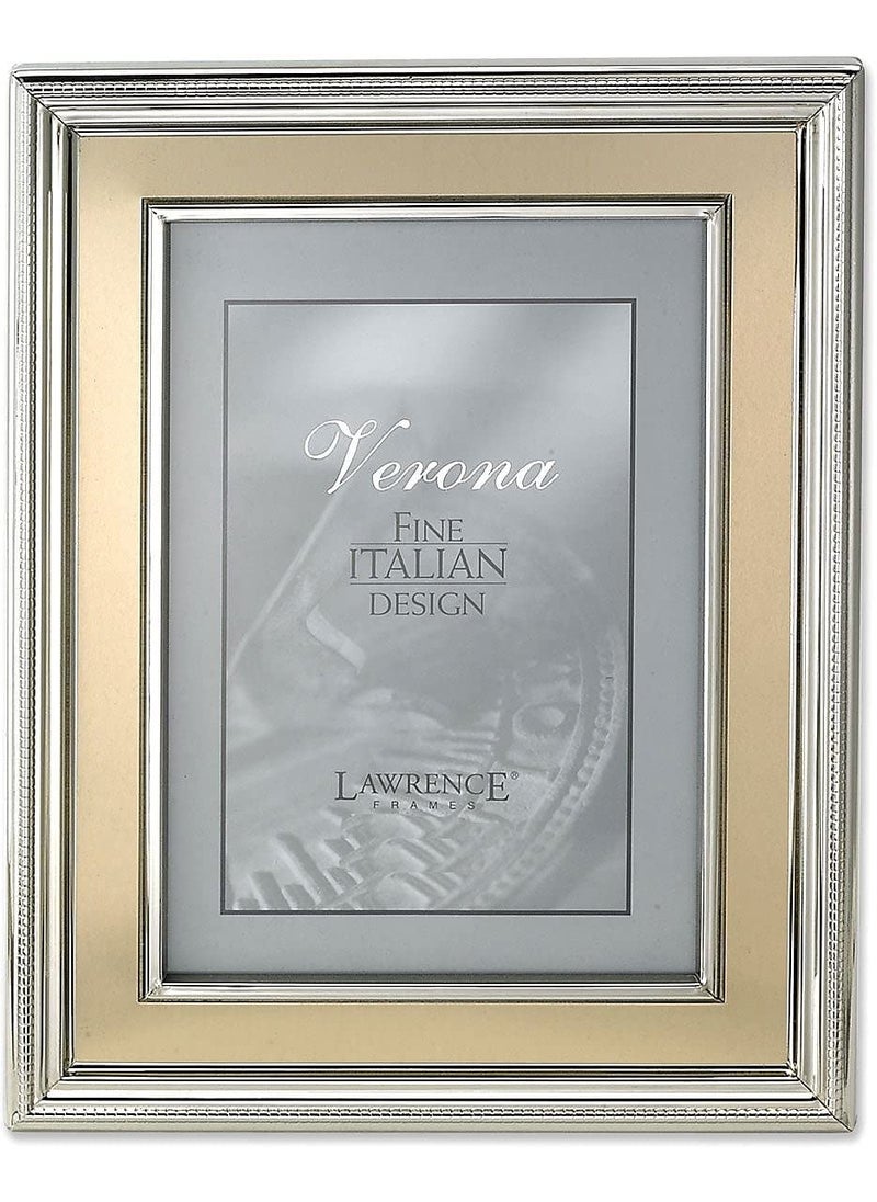 Lawrence Frames Lawrence 840280 Verona Collection 8Inch x 10Inch Metal Gold Picture Frame 