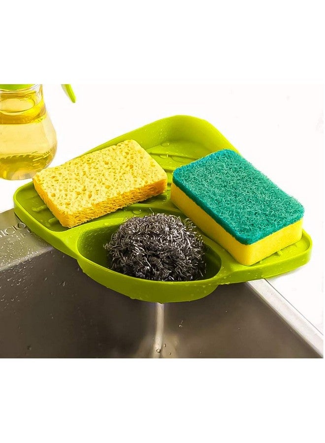 VR Multipurpose Corner Kitchen Sink Wash Basin Storage Organizer Rack (Multi-Color, Pack of 1) (Sink Corner) - Image 1
