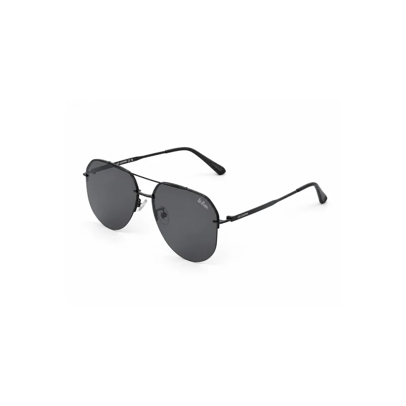 1.1 Tac Polarized Sunglasses Black Frame Gradient Grey Mirror Lens 61mm  - LCM10254C1
