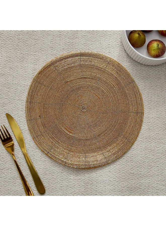 Home Box Blaze Beaded Placemat 30 X 30 Cm