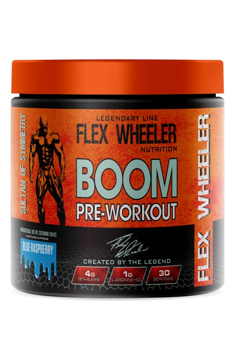BOOM Pre Workout 30 Servings - Blue Raspberry