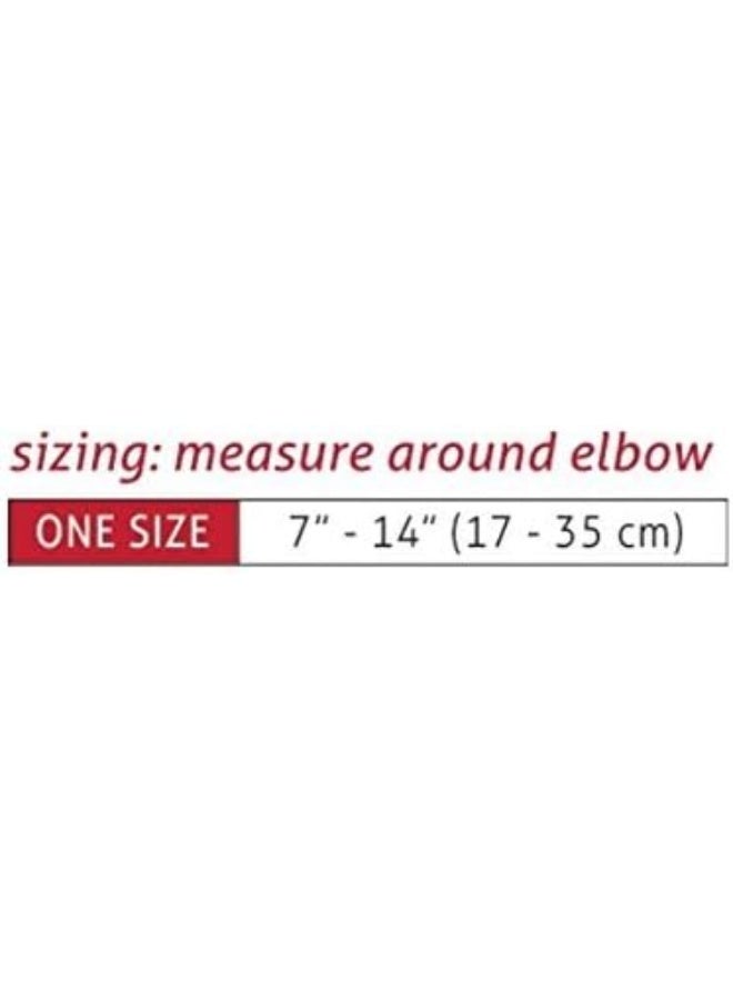 Mueller One Size Fit Tennis Elbow Support (17-35 cm) |Lightweight & Adjustable Strap | Helps Relieves Pain & Discomfort- Black - Image 5
