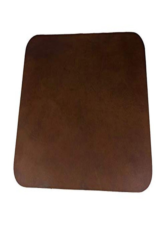 IQ Labs Leather Mouse Pad Work Mat Rustic Brown Top Grain 12 x 10 inches USA Made - Image 2