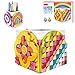 SIENON Dots Rainbow Pencil Holder Building Blocks DIY Creative Craft Bricks Pen Holder Kit Fun Construction Jewelry Organizer Box Toys for Kids Birthday Christmas Gift - Image 2
