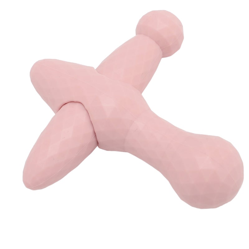 Trigger Point Massage Tool Handheld Massager Myofascial Release Deep Tissue Relaxation for Neck Back Legs Pink - Image 1