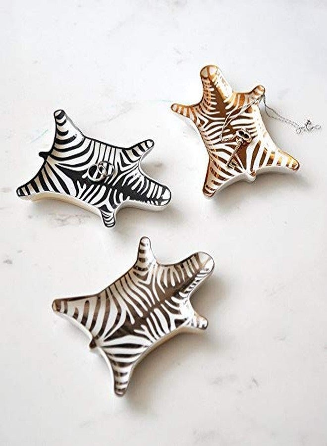 Jonathan Adler Metallic Zebra Dish, Silver - Image 2