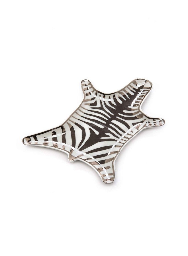 Jonathan Adler Metallic Zebra Dish, Silver - Image 1