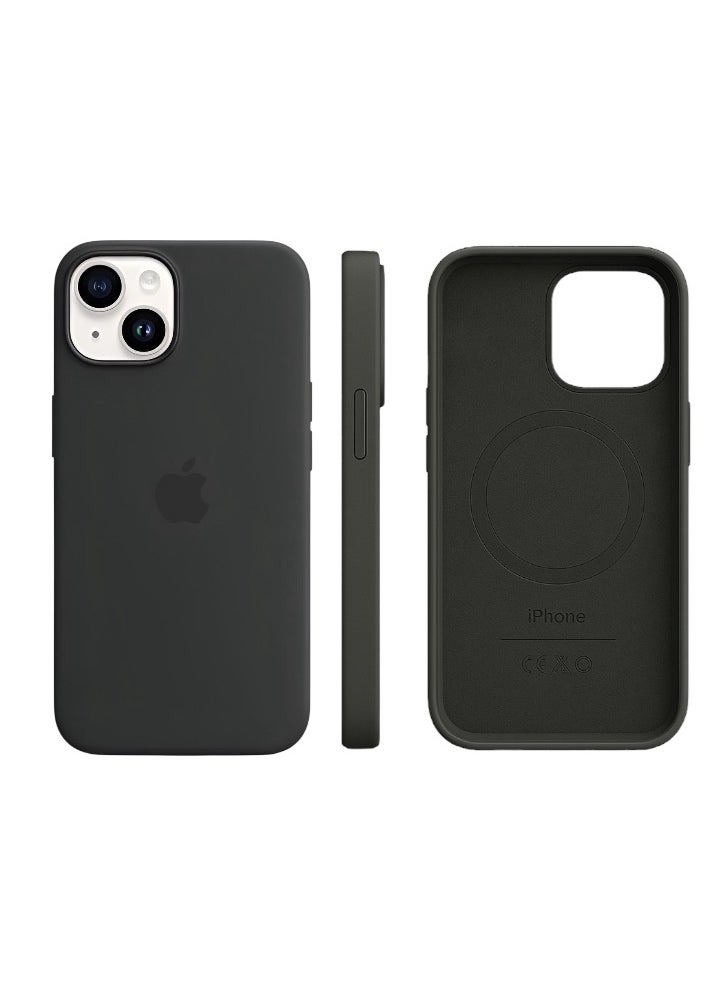 Silicone Case for iPhone 15 - With MagSafe Support and Strong Protection