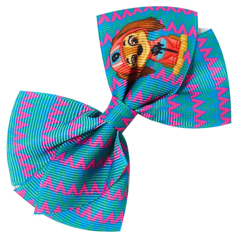 LUV HER Paw Patrol Alligator Hair Clips for Kids â€“ 7-Pack Non-Slip 4-Inch Hair Bows â€“ Girls Hair Accessories with Rescue Pup Prints â€“ Ages 3+ â€“ Non-Toxic Material - Image 3
