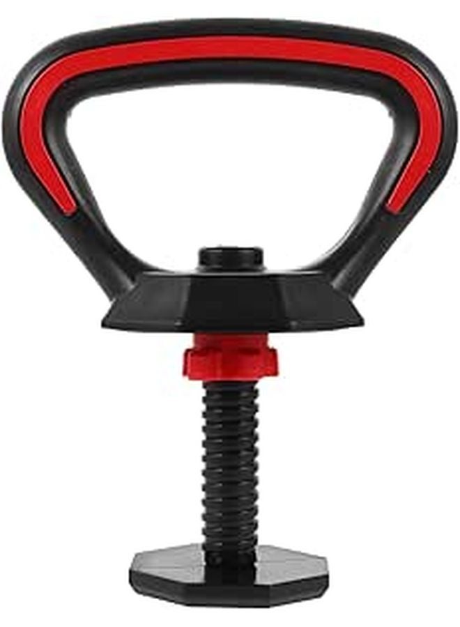 Kettlebell Handle And Base Set For Weight Training Home Gym Strength Workouts Black - Image 1