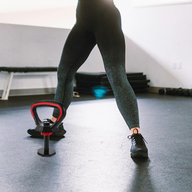 Kettlebell Handle And Base Set For Weight Training Home Gym Strength Workouts Black - Image 4