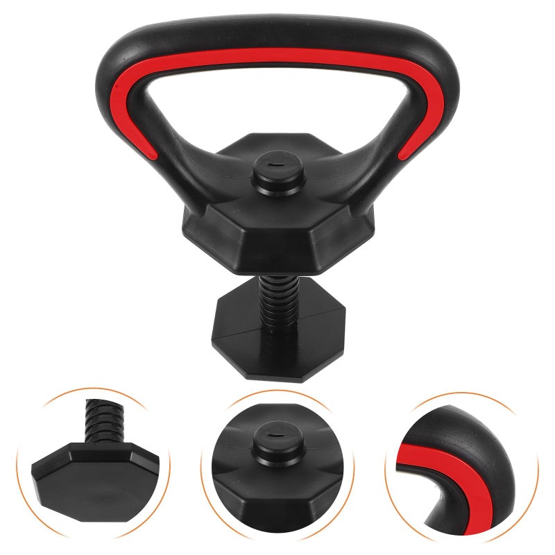 Kettlebell Handle And Base Set For Weight Training Home Gym Strength Workouts Black - Image 5