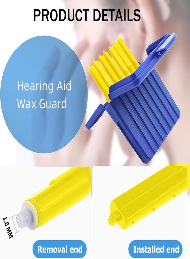 SoundLink 40pcs Hearing Aid Wax Guard Filter Traps for Starkey Hear Clear Accessories,Starkey Prowax Filters(1.5mm) Hearing Aids Removal and Replacement - 5 Packs (40 Units) - Image 4